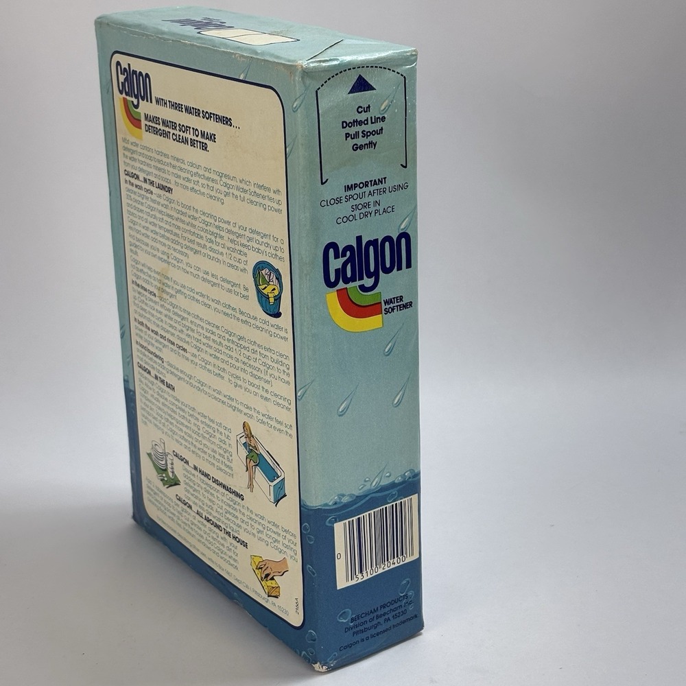 Calgon Water Softener Powder Box 2 LB 8 OZ (40 OZ) Box Discontinued - NEW - Picture 3 of 6